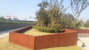 南浔耐候钢挡土墙